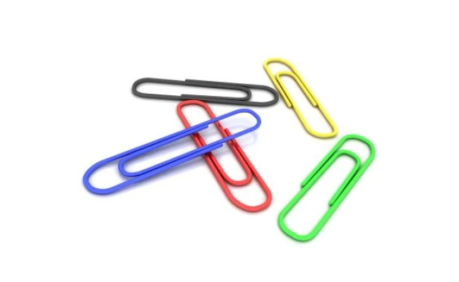 Colored Paper Clips 3cm